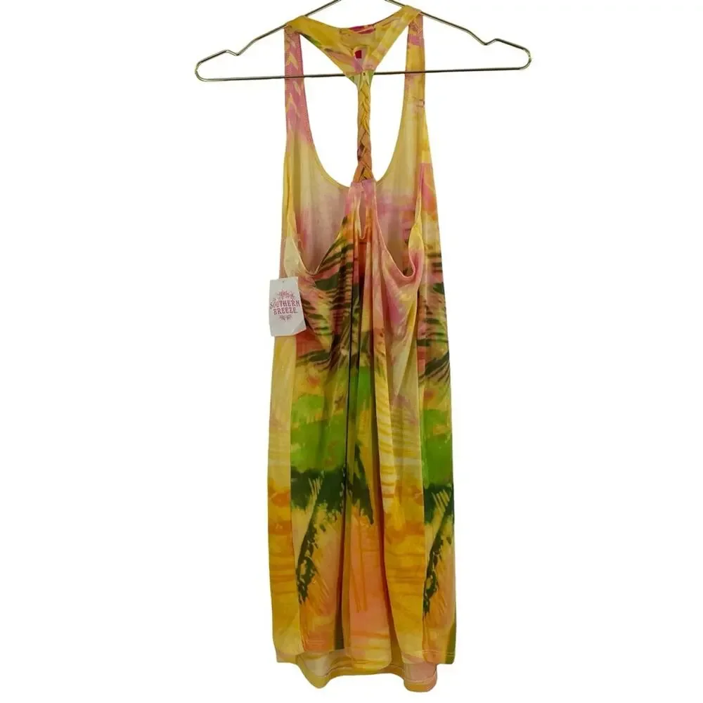 ✨NWT Southern Breeze Tie-Dye Beach Swim Coverup Cover Up Dress medium - Picture 4 of 6